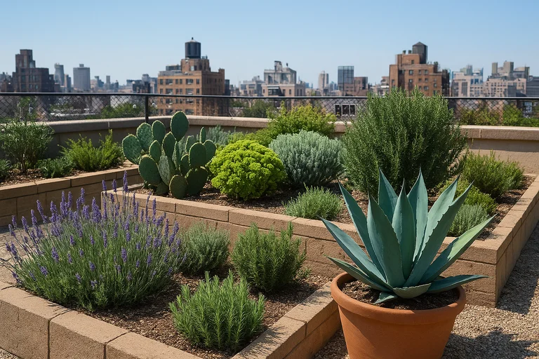 Low Water Plants For Rooftop Gardens In Dry Climates