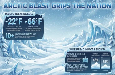 Arctic Blast Grips US: Record Cold Slams Midwest & Northeast