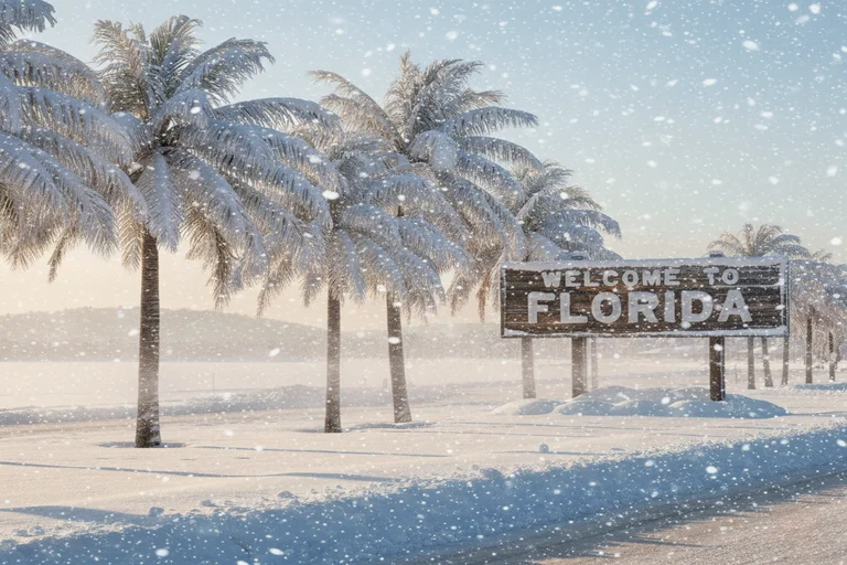Snow In Florida 2026 Rare Snowfall And Climate Change Trends