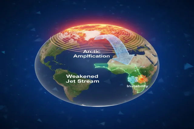 Florida Snow 2026 Climate Change Diagram