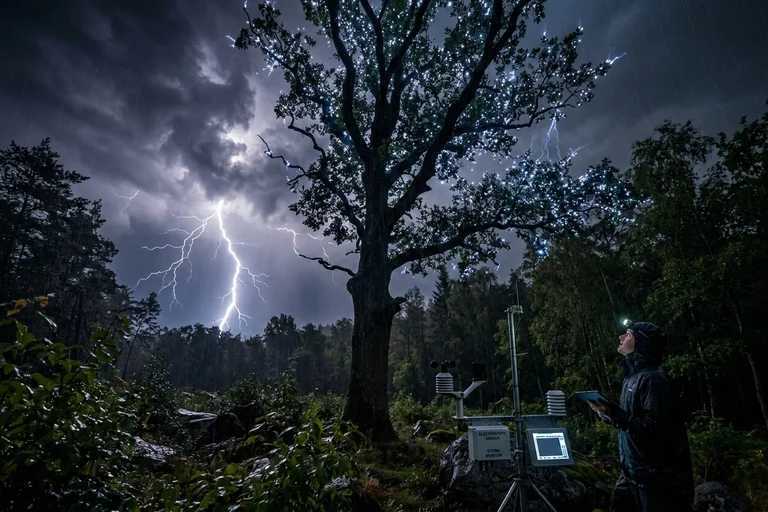 Do Trees Release Electric Sparks In Thunderstorms Study Reveals