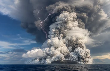 Hunga Tonga Volcano Eruption Webp